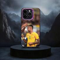 Football For N-NeYmAR-R 10 Phone Case For iPhone17,16,15,14,13,12,11 Plus,Pro Max Black Candy silver phone case iPhoneXSMAX