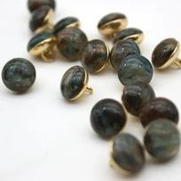 10 vnt. Madingi sagos 11,5/15 mm Gražios marmurinės metalinės rankenėlės Sagos Marškinių Megztinio Dekoratyvinės Sagos 15mm