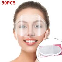 Kirpykla 50 VNT Makiažo Dušo Veido Skydeliai Skydai Vienkartinės Kaukės Plaukų Lako Salono Reikmenys Kirpimo Įrankiai beige