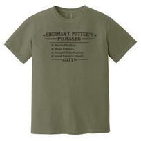 Sherman Potter MASH shirt | Comfort Colors Heavyweight T-Shirt | veteran army humor tee | retro tv gift 100 gray