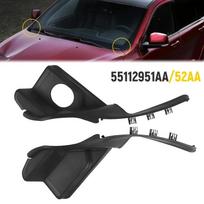 Left Right Windshield Wiper Cowl Grille Vent Cover Panel Hood Assembly For Jeep Grand Cherokee 2016- 55112951AC 55112952AC 2pcs Left Right