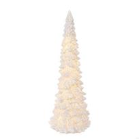 Mini Lighted up LED Christmas Tree Nightlight With Warm Glow Illuminated Resin Christmas Tree Decoration For Bedroom Table Y5GB