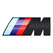 BMW M serijos ABS purvasaugio galinės bagažinės emblemos lipdukas Tinka E82 E90 E91 E92 E93 F30 E61 E64 F04 F15 E72 E83 E84 F10 F20 G30 G20 jbzh05 matinė juoda spalva