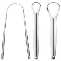 Stainless Steel Tongue Scraper: Hot-Selling Oral Cleaner for Fresh Breath & Coating Removal white