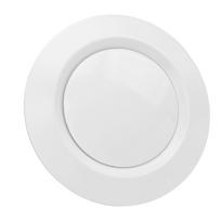 100mm Air Vent Cover Round Decorative Flowing Adjustable Ventilation Cover for Bathroom Living Room Bedroom ABS