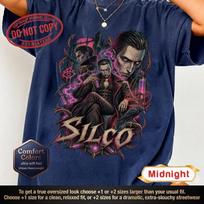 Comfort Colors Silco Shirt, Arcane Silco Tee, Gamer Graphic T-Shirt, Zaun Crime Lord Shirt, Arcane Villain Gamer Gift 130 black