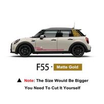 Automobilio lango lipdukas Vinilinis Union Jack lipdukas MINI Cooper R60 R56 F56 F55 F57 F60 F54 Dekoracija Auto Tiuningas 2pcs black