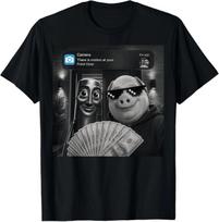 Tung Tung Tung Sahur John Pork Meme Brainrot T-Shirt S gray