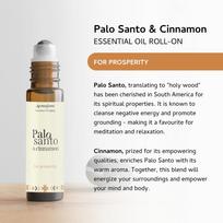 Palo Santo and Cinnamon Essential Oil Roll-On, 10ml, Aromafume brown