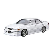 Aoshima Derinamas automobilis Vertex JZX100 Mark II Tourer V '98 (Toyota) 1/24 mastelio plastikinis modelis - Baltas white
