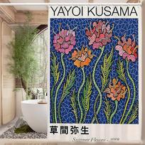 Yayoi Kusama Menas Vonios Dušo Užuolaida Apsauganti Sienelė Dušo Užuolaida Greitai Džiūstanti Gali Būti Šveičiama Šviesiai Nepermatoma Vonios 90x180 cm