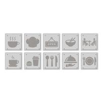 PVC lipnus lipdukas vandeniui atsparus „pasidaryk pats“ plytelių lipdukas Baldams vonios kambarys virtuvės sienų lipdukai Nuimami plytelių lipdukai 1 Set 10x10cm 10PCS