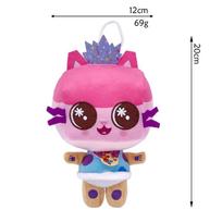 20-30cm Gabby Doll House Plush Toy Backpack Cat Cake Cat Mermaid Stuffed Animal Plushie Gbay Sticker for Kid Chrismas Gift pink
