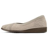 Skechers Cleo Sawdust Patogūs universalūs kasdieniai batai moteriški plokščiapadžiai Pilki rudi 159137-TPE 40 gray