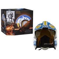Hasbro Star Wars Black Series Carson Teva Electronic Helmet with LED and Sound Effects F9180