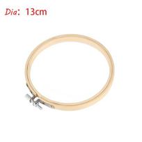 New Diy Bamboo Round Loop Cross Stitch Frame Sewing Tools Embroidery Hoop 13cm