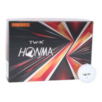 Honma golfo kamuoliukai 2021 1 tuzinas 12 kamuoliukų Baltas Geltonas 3 dalių Tour Spin Distance TOUR WORLD Honma TW-X TW-S HONMA/TW-X_2021/Baltas balta