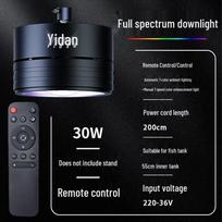 Viso spektro LED akvariumo šviestuvas dumbliams, samanoms ir augalams auginti natūralaus upelio akvariumuose