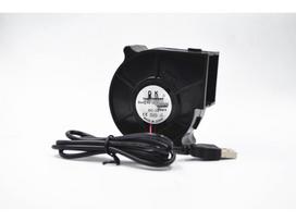 7,5 cm 7530 medienos krosnelės pūstuvas, apvalios vamzdžio galvutės, 110-240V. black