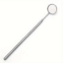 Tooth Tools Set,Stainless Steel Oral Hygiene Kit With Mouth Mirror,Non-Slip Patterned Handle Teeth Cleaning,Oral Care Essential white