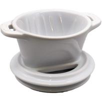 Staub Dripper Blizgūs keraminiai kavos lašintuvai puodeliai balti japoniški  Coffee White  1-2 [Authorized Product] 40508-535 gray