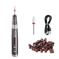 VEVOR Electric Cordless Nail Drill, 30,000RPM Variable-Speed Rechargeable Nail E File Machine 18.8 x 2.3 x 2.3 cm