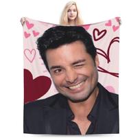 Chayanne Antklodė Šilta Minkšta Pūkuota Pliušinė Mėtoma Antklodė Vaikams Lauke Flanelinė Paklodė Lovos Užvalkalas 75cmx90cm black