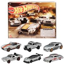 MATTEL Hot Wheels Zamak Multi Pack mini metų ir HLK52 [6 automobiliai] [3 daugiau] sidabras