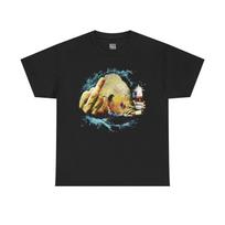 Dope Bluegill Shirt – Fish Middle Finger Graphic Tee, Funny Fishing Shirt M beige