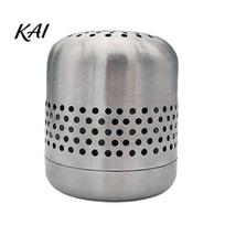 Non Electric Odor Absorber Stainless Steel Refrigerator Deodorizer, Long-Lasting Eliminator, Nano-Catalytic Long Lasting Food Preserver Stainless Steel gray