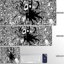 Large Hollow Knight Pc Gaming Accessories Mouse Pad Office Laptop Cartoon Game Cabinet Mousepad Anime Cute Hd Table Mat Carpet 800x400x2mm