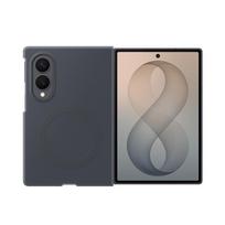 Originalus Samsung Galaxy Z Fold8 silikoninis magnetinis dėklas Z Fold8 skaidrus magnetinis dėklas Z Fold8 skaidrus dėklas Z Fold 8 telefono dėklas Palaiko belaidį įkrovimą Z Fold8 Silicone Ring Magnet Case juoda