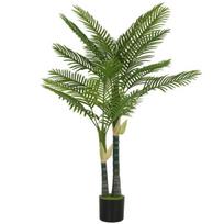 Dirbtinė palmė, 150 cm aukščio dekoratyvinė kambarinė gėlė, žalia