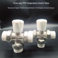 Premium Brass PPR Three-way Thermostatic Valve for HVAC Heating Radiator, Constant Temperature Valve 25mm