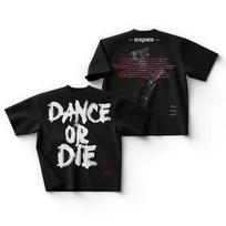 Lady GAGA Graphic T-shirt 2025-2026 Mayhem Ball Tour Balla O Muori Dance or Die T-shirt Oversized Y2k Short Sleeve Male Clothing 150 white