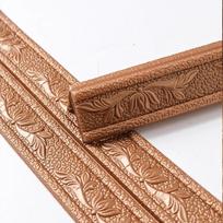 3D Foam Wall Sticker Foldable Self-adhesive Waterproof Skirting Board Corner Waist Line DIY Sticker Home Decoration