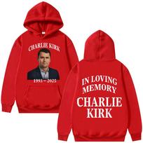 Su meile prisimenant Charlie Kirk Laisvės Hoodie Vyrams Moterims Tribute Memorial Amerikos Herojus Megztinis Patriotiškas Aktyvizmas S red