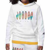 Jordan Mj Mvp French Terry Pullover Hoodie Logo Print Kids hoodies Sail-White FB1644-133 XL white