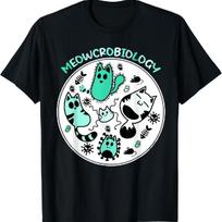 Meowcrobiology Cat Bacteria Microbiology Science Lab T-Shirt XXXXXL juoda