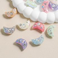 Karoliukų rinkinys Moon,  Princess Grass Green-10pcs