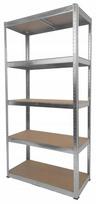 Metalinis sandėliavimo stelažas 180x90x40cm, 5 lentynos, be varžtų