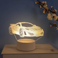 3D LED naktinė lempa