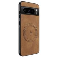 For Google Pixel 8 Pro Luxury Leather Magnetic Phone Case For Google Pixel 8 Pro Wireless Charging Shockproof Bumper Cover Cases Google Pixel 8 Pro ruda