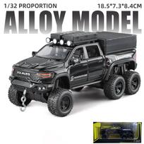 1:32 Dodge Tyrannosaurus RAM TRX Visureigis Pikapas Lydinio Automobilio Modelis Garsas Ir Šviesa Atgal Traukiamas Vaikų Žaislas Kolekcionuojami