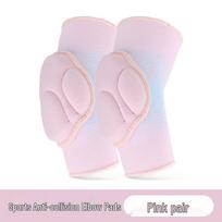 Volleyball Training Elbow & Knee Pads Set: Thickened Anti-Collision Joint Protectors Large white