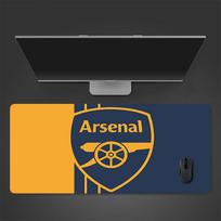 Arsenal Mouse Pad, Large Gaming Desk Mat, Non-slip XXL Mousepad for Laptop & Tablet, Mini PC Playmat with Stitched Edges 30cmx60cm(11.8x23.6inch) black