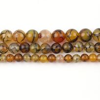 Agato karoliukai, 10mm/0.39in/about 36-38pcs