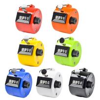 4-Digits Hand Mechanical Counters Clickers Pitch Counter Hand Manual Clickers black