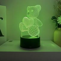 3D iliuzijos lempa,