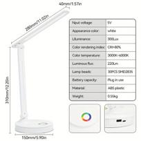 USB stalo lempa, Sidabrinis